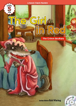 The girl in red （e-future classic readers level S-4）の書影（Maruzen eBook Libraryにリンクします）