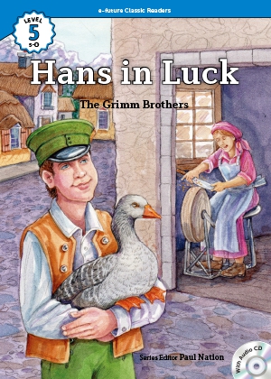 Hans in luck （e-future classic readers level 5-5）の書影（Maruzen eBook Libraryにリンクします）